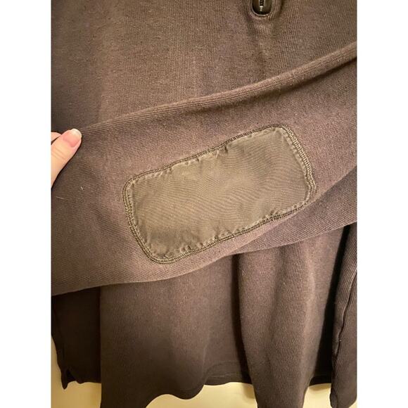 orvis men’s half zip pullover sweater size xl brown zip up bamboo cotton shirt - Picture 3 of 4